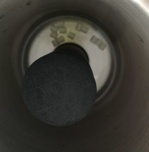 filtre à eau inox verre 1 cartouche charbon prêt à filtrer